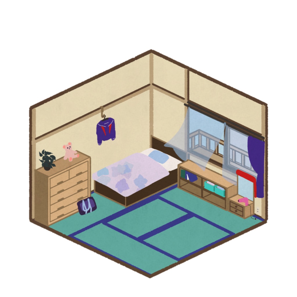 お部屋アクキー【凛の部屋】