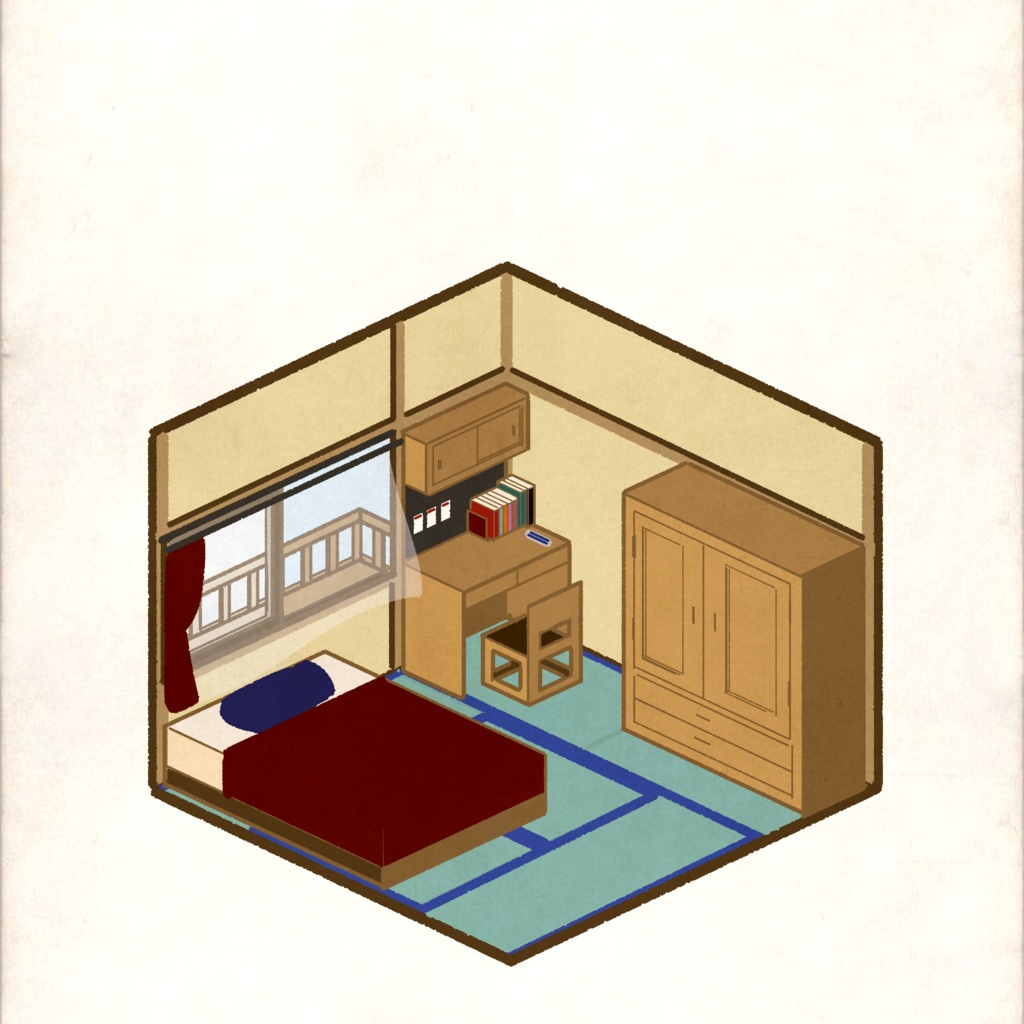 お部屋アクキー【及川さんの部屋】