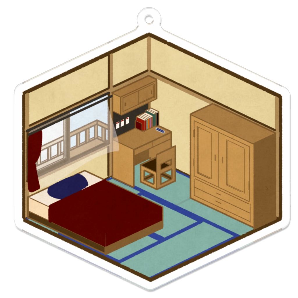 お部屋アクキー【及川さんの部屋】