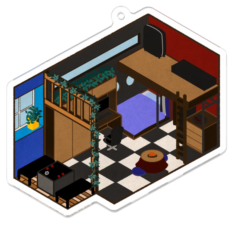 お部屋アクキー【柳さんの部屋】