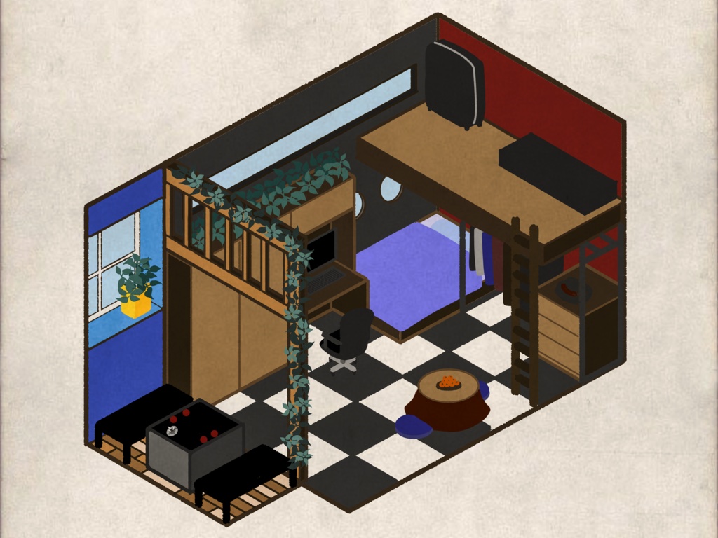 お部屋アクキー【柳さんの部屋】