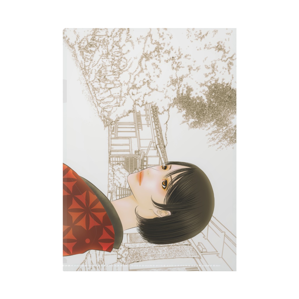 美人画クリアファイル