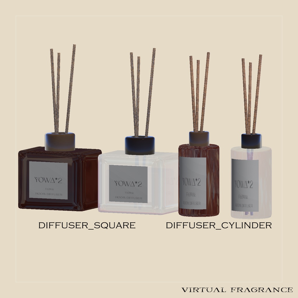 【9/20まで50%off】【3D小物】virtual fragnance