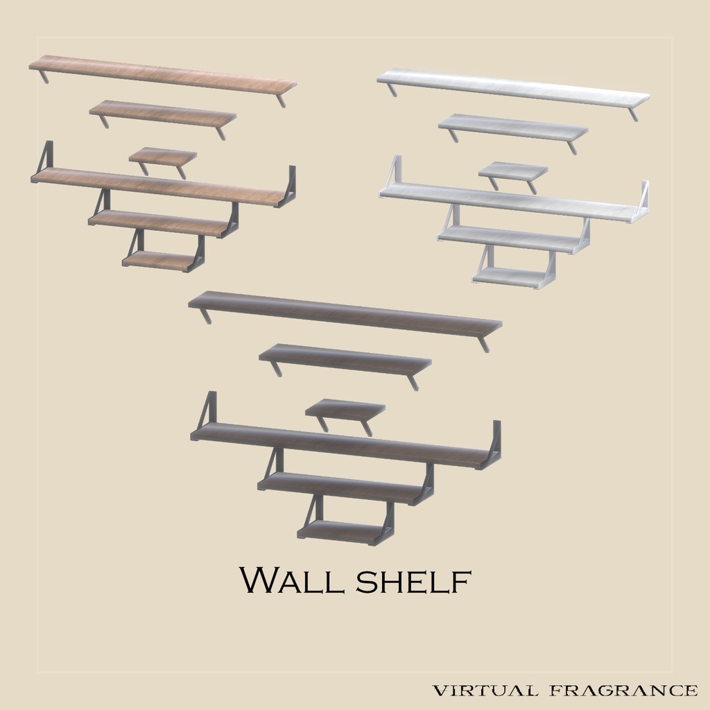 【9/20まで50%off】【3D小物】virtual fragnance
