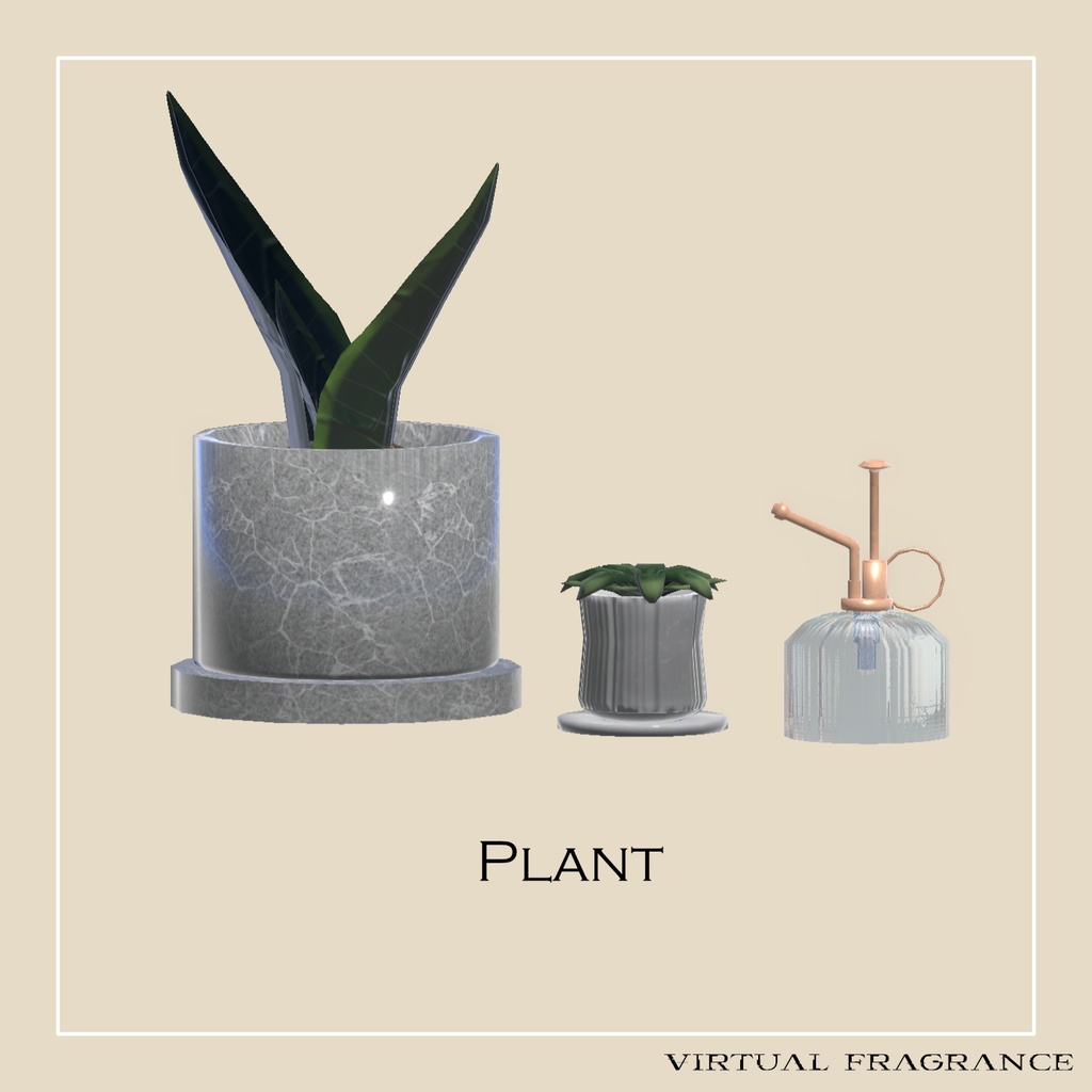 【9/20まで50%off】【3D小物】virtual fragnance