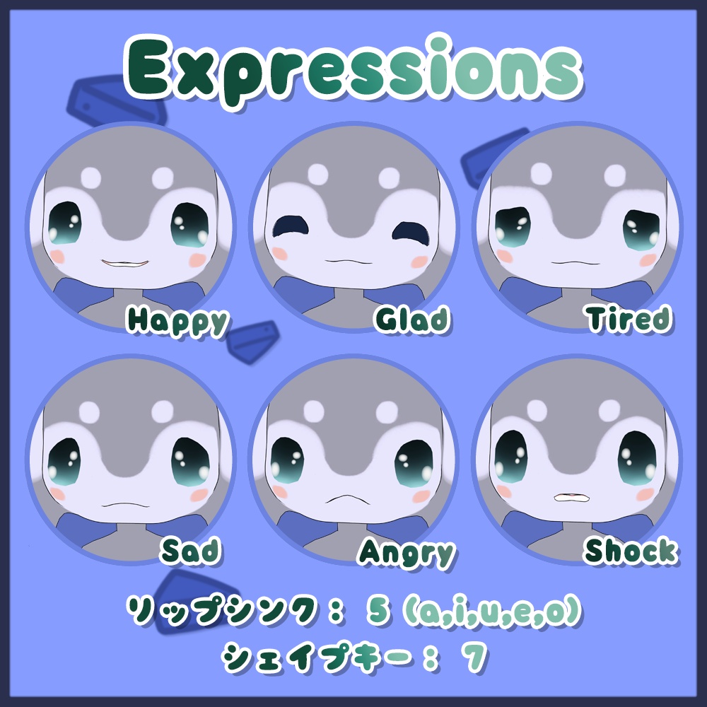 オリジナル3Dモデル 【Dotty VRChat Avatar】