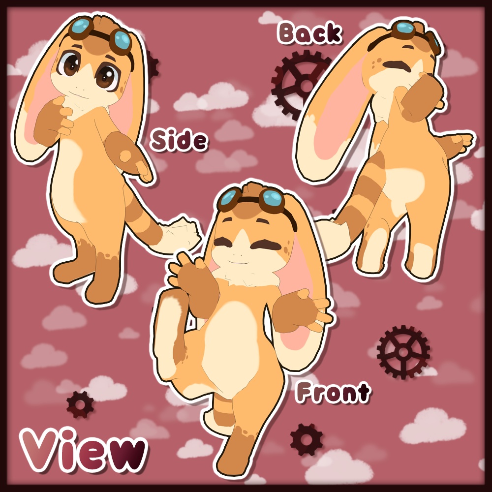 オリジナル3Dモデル 【Bunagon】