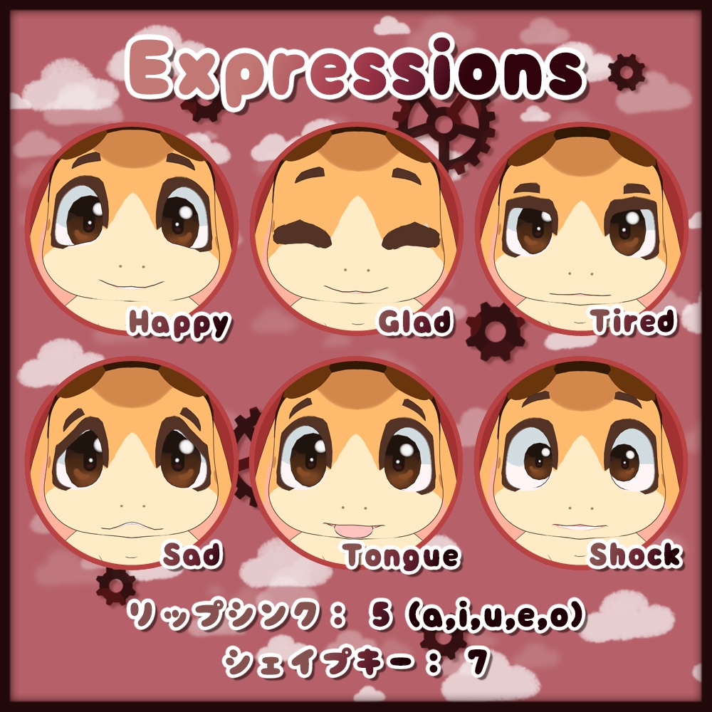 オリジナル3Dモデル 【Bunagon】