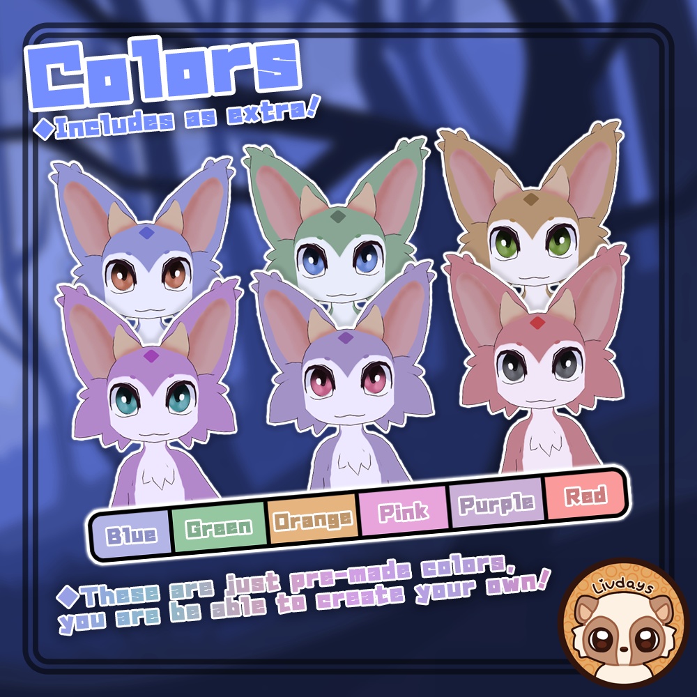 オリジナル3Dモデル 【Lunuvin】