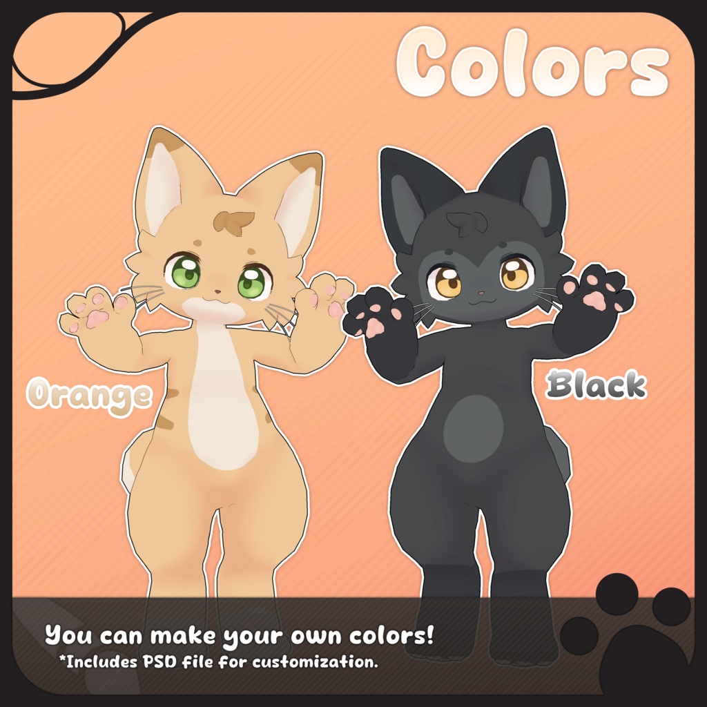 オリジナル3Dモデル 【Tora】