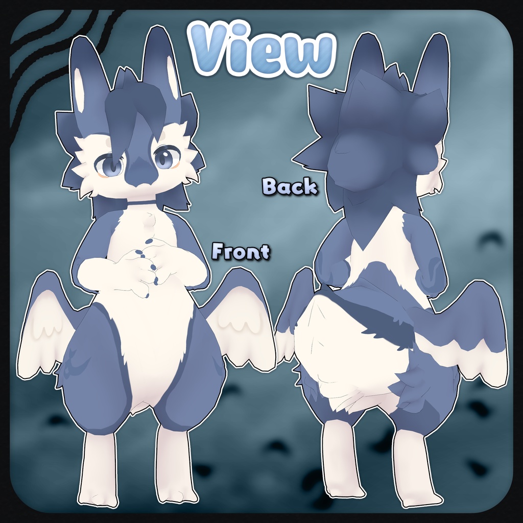 オリジナル3Dモデル【Corvidri】