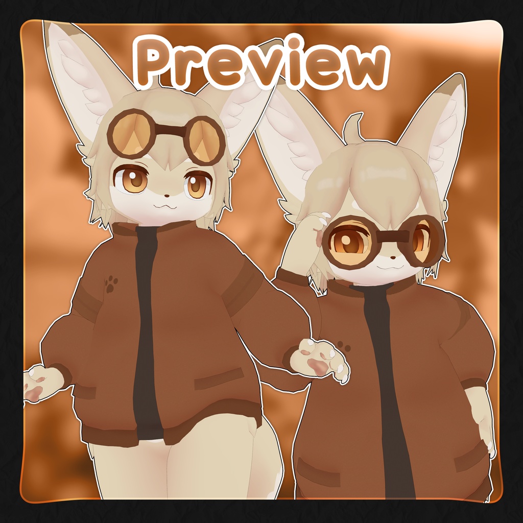 オリジナル3Dモデル【Fennox】