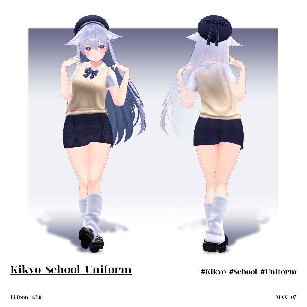 【PB対応】Kikyo_School_Uniform_桔梗用