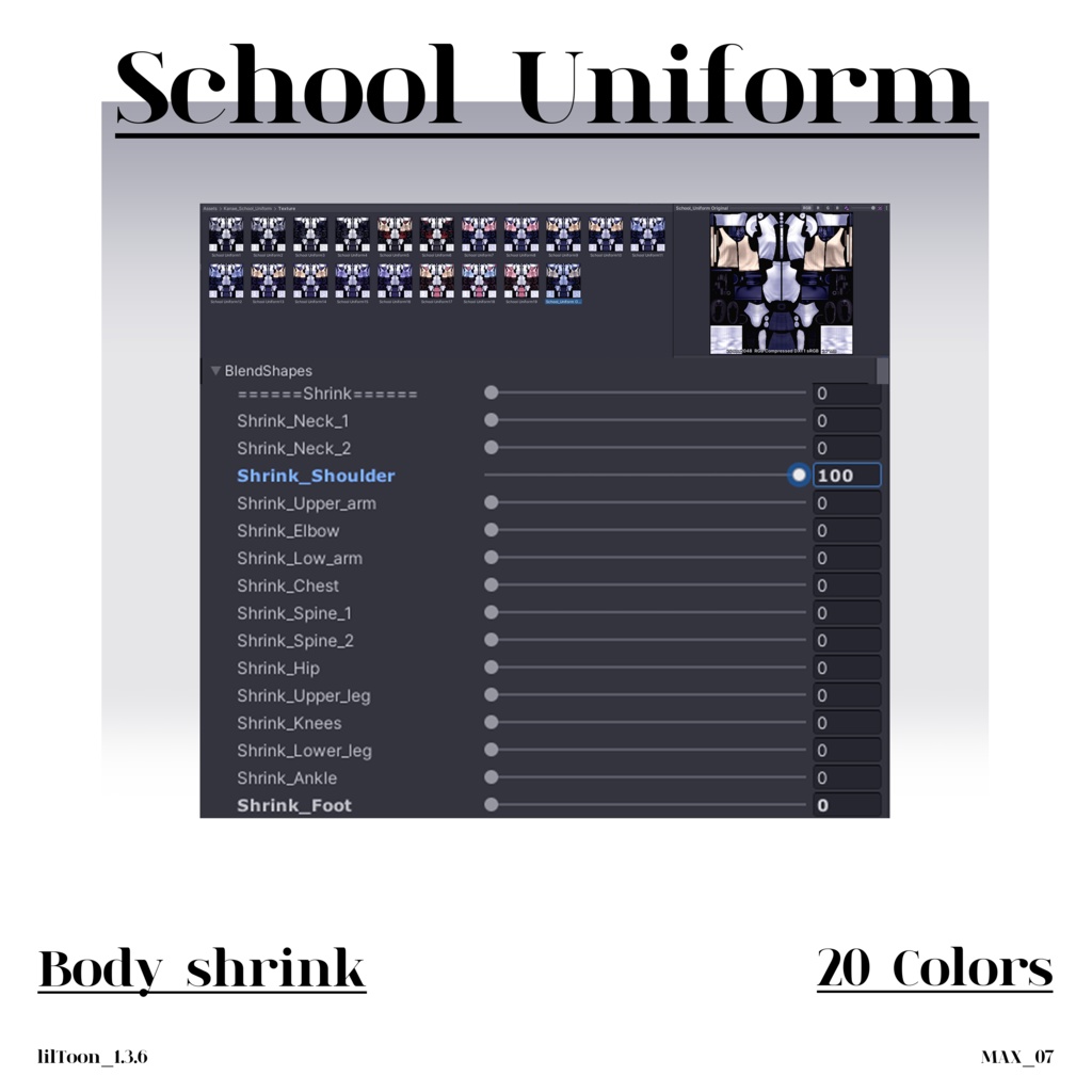 【PB対応】Kikyo_School_Uniform_桔梗用