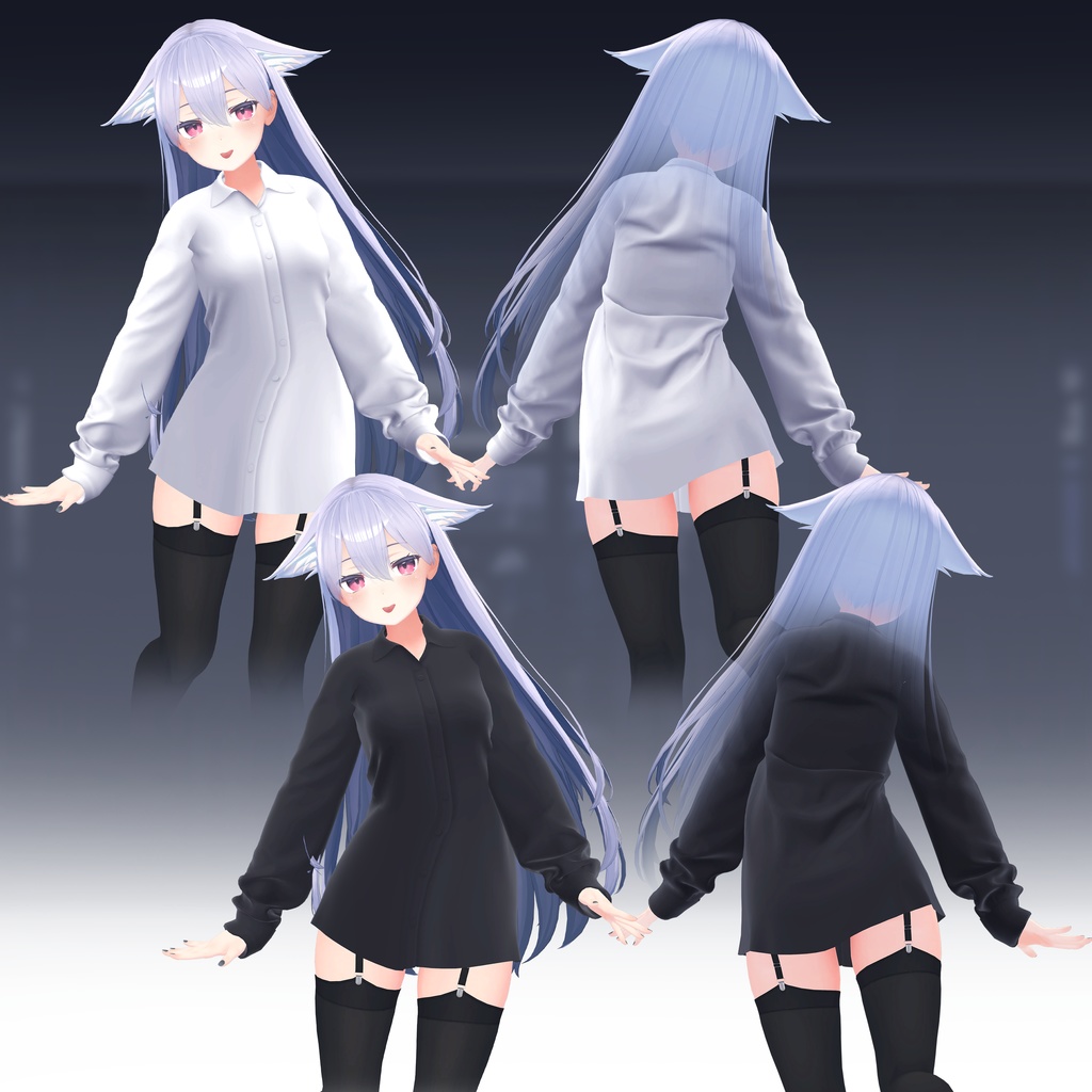 【VRC用】 White Shirt