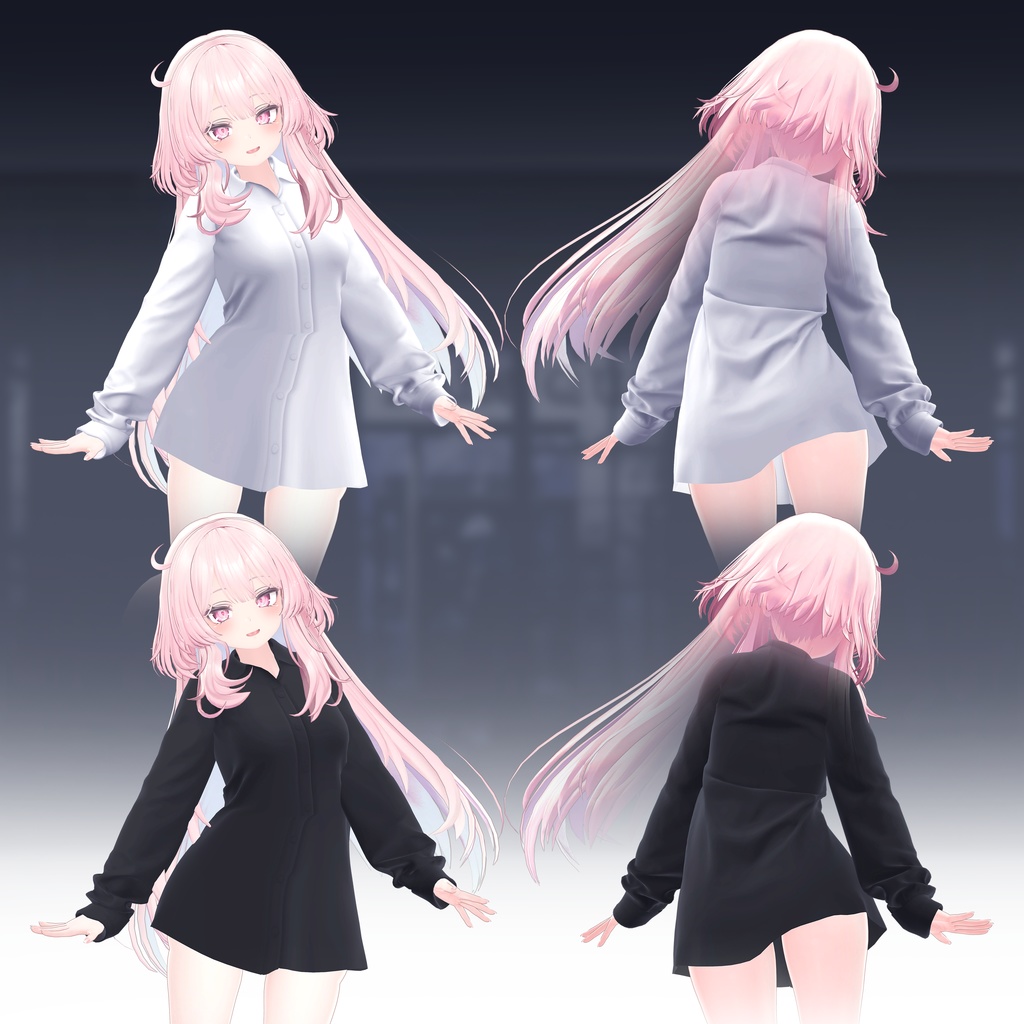 【VRC用】 White Shirt