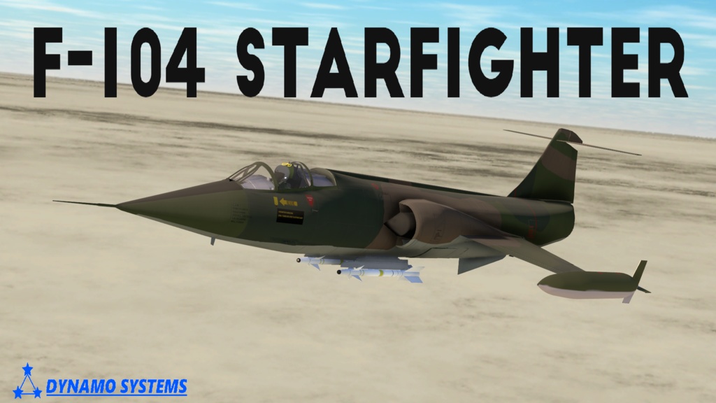 【VRC想定】F-104 Starfighter （SaccFlight導入済み）
