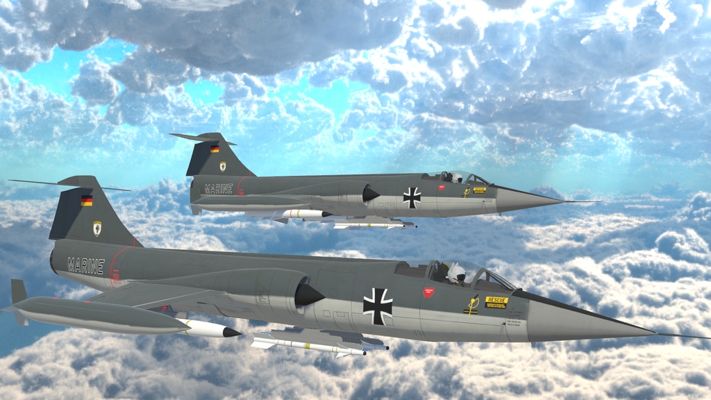 【VRC想定】F-104 Starfighter (SaccFlight導入済み)