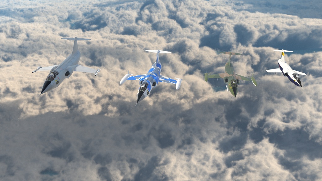 【VRC想定】F-104 Starfighter (SaccFlight導入済み)