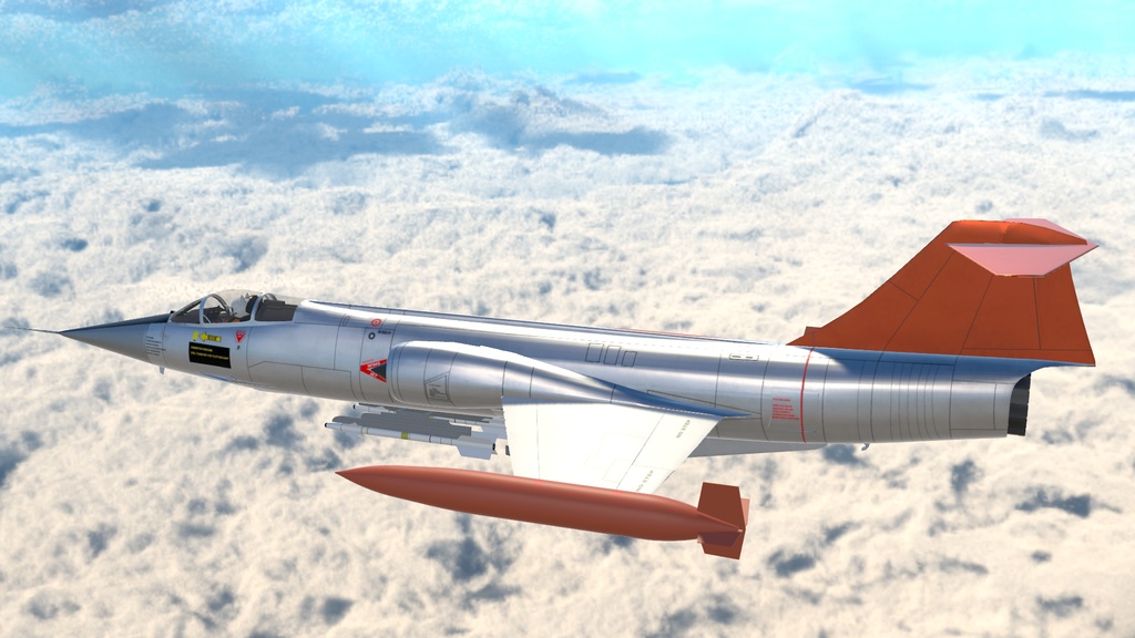 【VRC想定】F-104 Starfighter (SaccFlight導入済み)