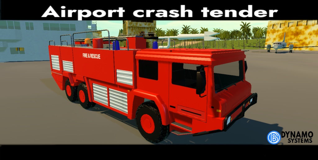 空港用化学消防車 (Airport crash tender)