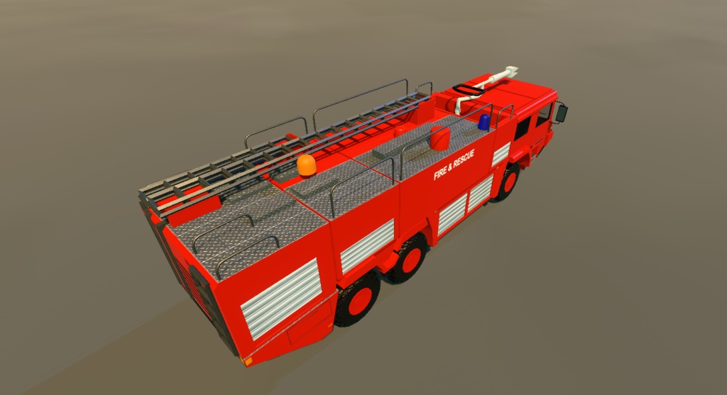 空港用化学消防車 (Airport crash tender)