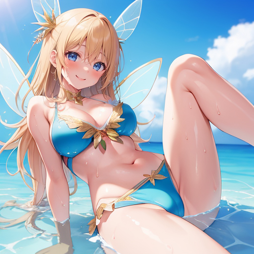 [CG集] 水着風妖精さん