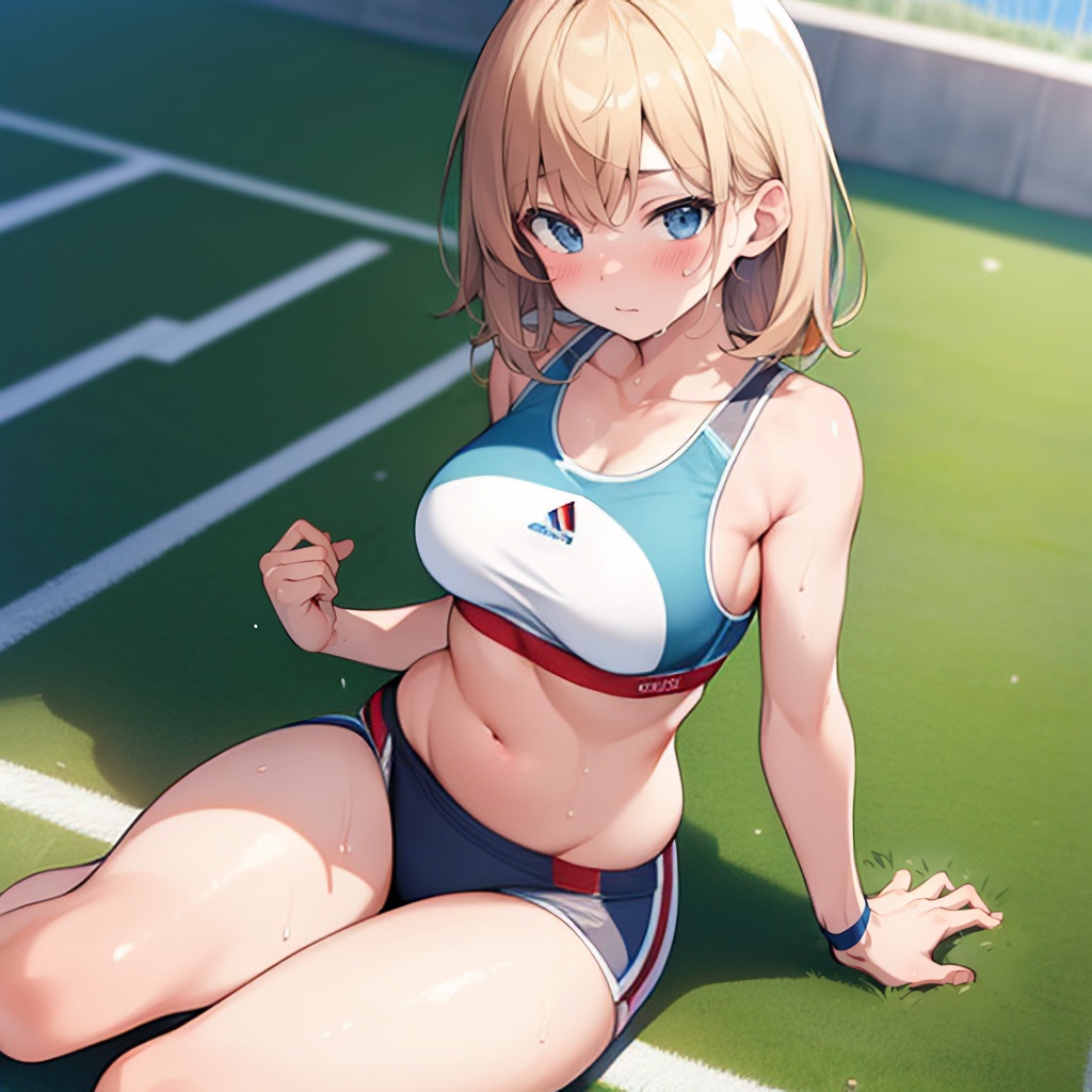 [CG集] アスリート風美少女さん