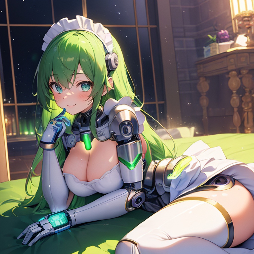 [CG集] サイボーグ風メイドさん