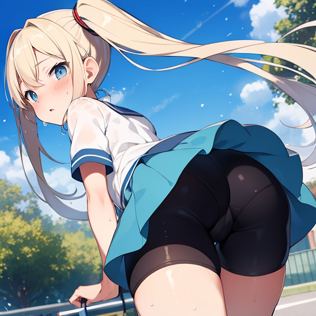 [CG集] ムレムレなスパッツ風美少女さん