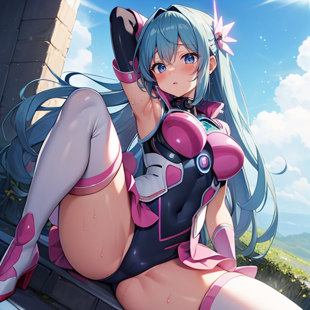 [CG集] 近未来スーツ風魔法少女さん