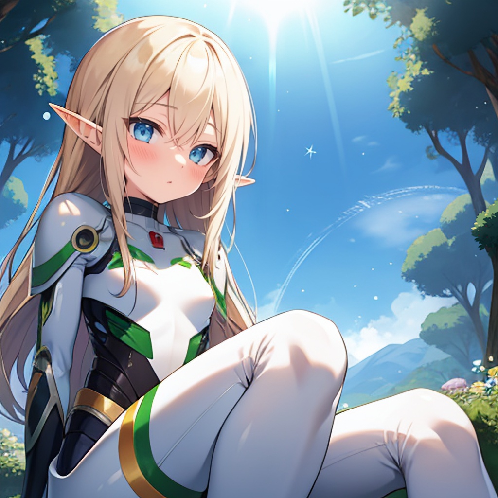 [CG集] ボディスーツなエルフさん