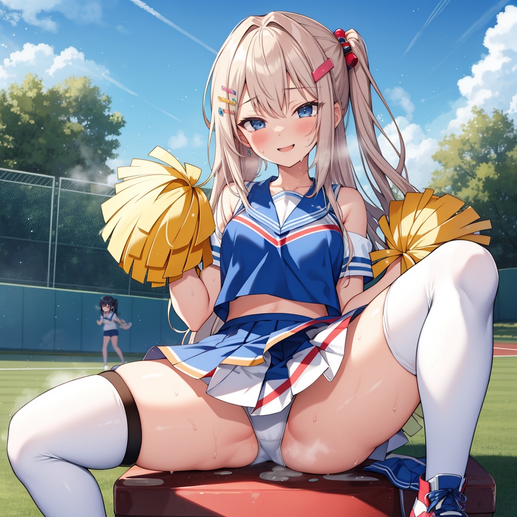 [CG集][高解像度30枚] ムレムレなチアガールさん