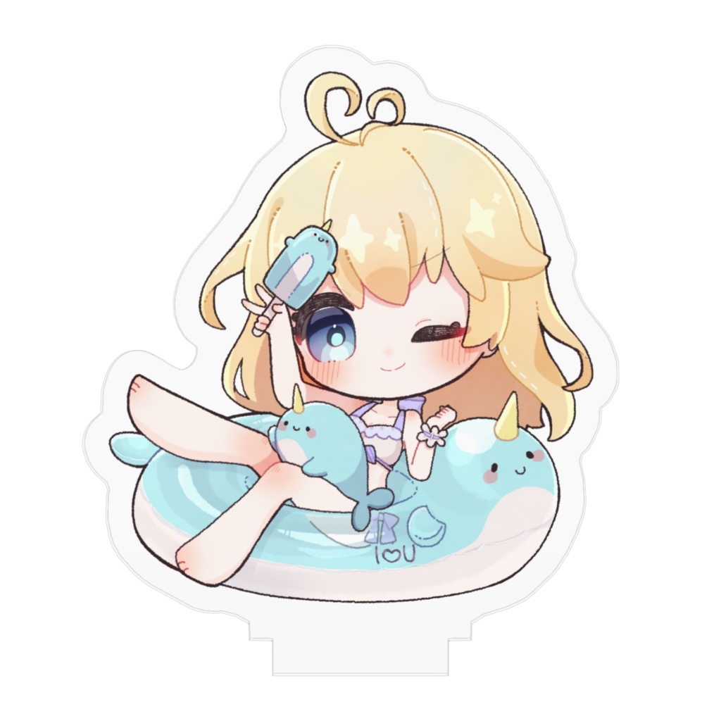 ファンアートSDアクリルフィギュア(アクスタ):サマー