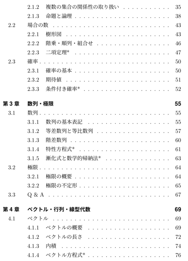 やさしい数学入門(高校卒業レベル+α相当まで)