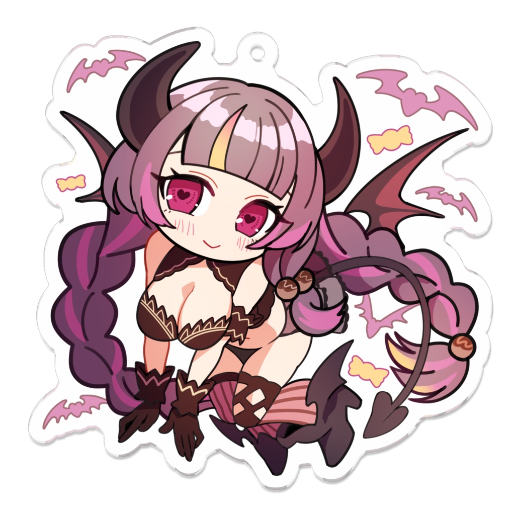 サキュバスぴっぴアクキー