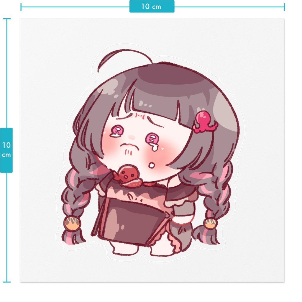 クリアステッカーぴえんぴっぴ