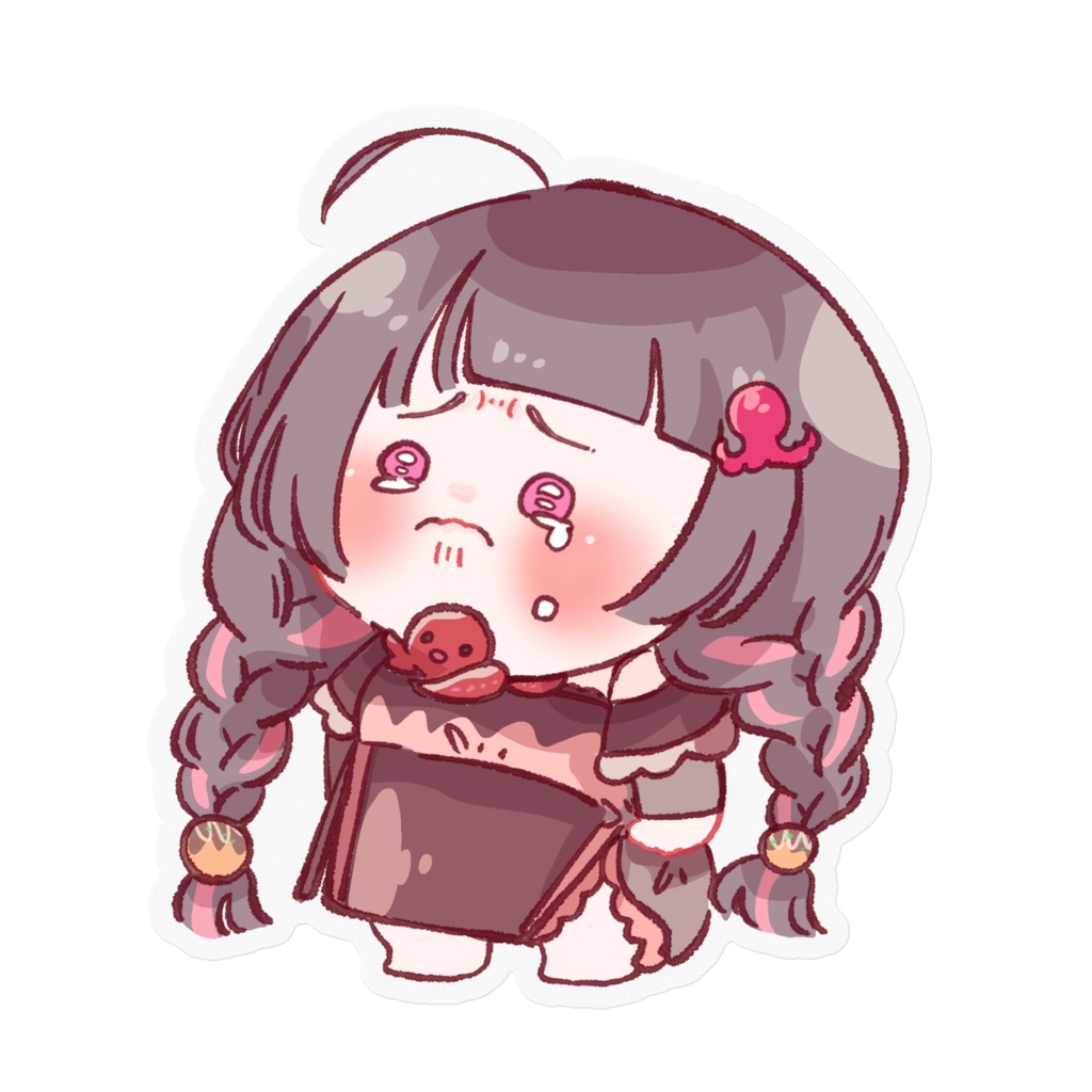 クリアステッカーぴえんぴっぴ