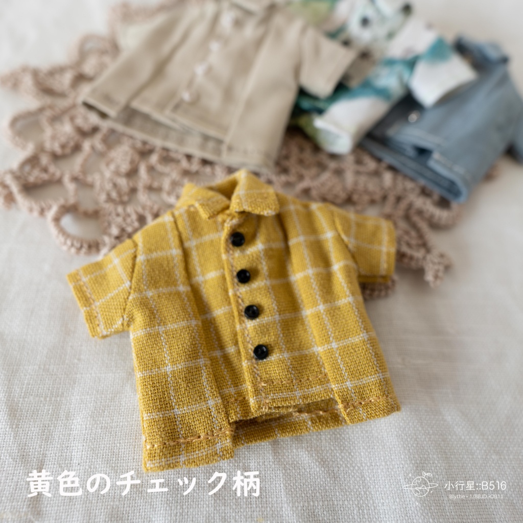 切り替えシャツ オビツ11服 ピコドー服