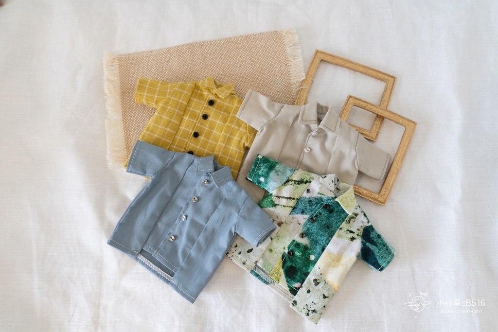 切り替えシャツ 1/6ドール ( オビツ24 / ブライス / ピュアニーモ/ リカちゃん)