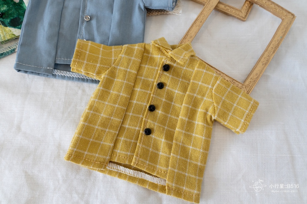 切り替えシャツ 1/6ドール ( オビツ24 / ブライス / ピュアニーモ/ リカちゃん)