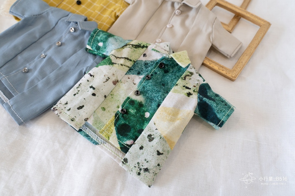 切り替えシャツ 1/6ドール ( オビツ24 / ブライス / ピュアニーモ/ リカちゃん)