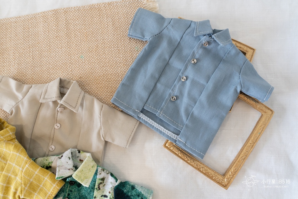 切り替えシャツ 1/6ドール ( オビツ24 / ブライス / ピュアニーモ/ リカちゃん)