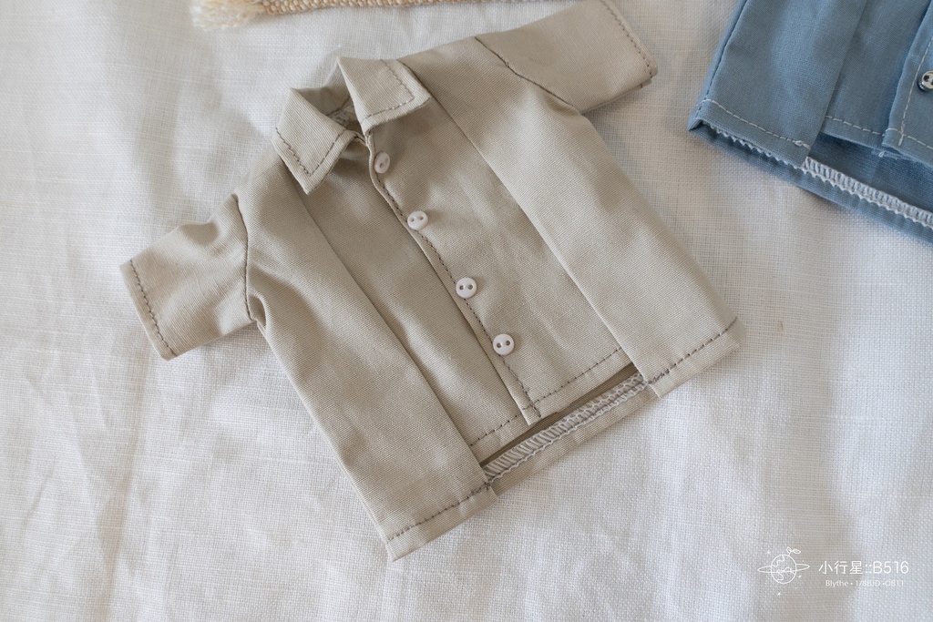 切り替えシャツ 1/6ドール ( オビツ24 / ブライス / ピュアニーモ/ リカちゃん)