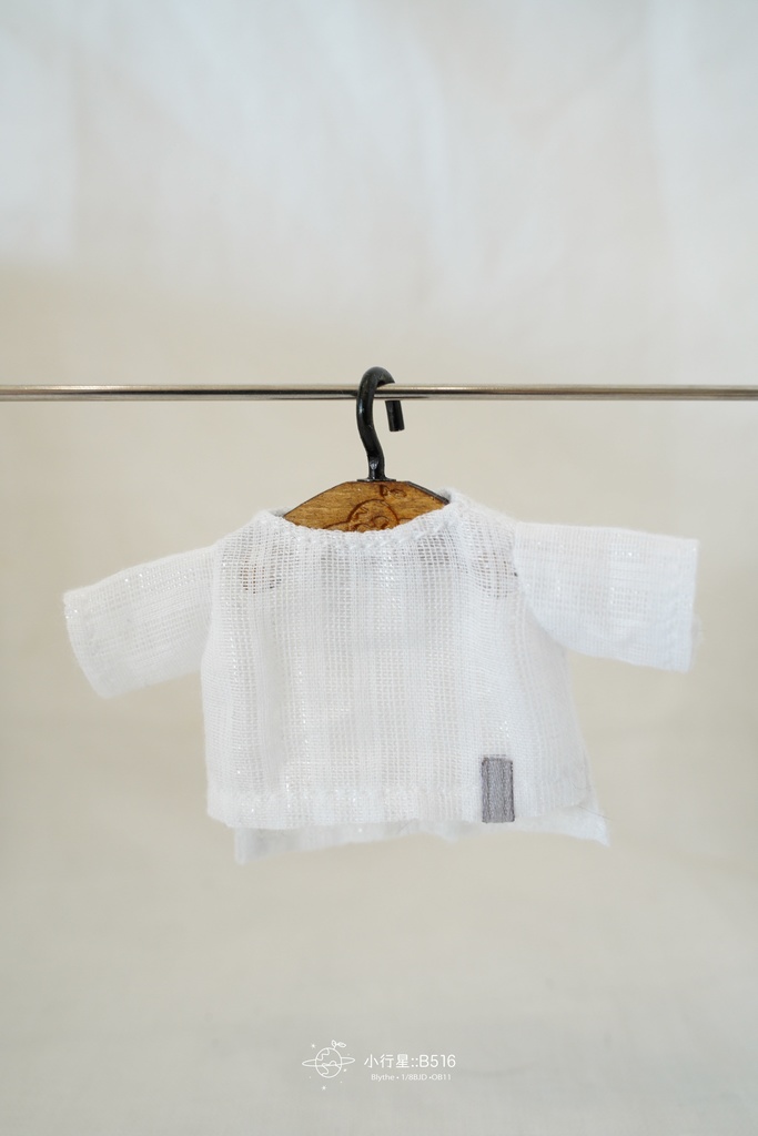 ボートネックの微透けトップス  オビツ11服 ピコドー服