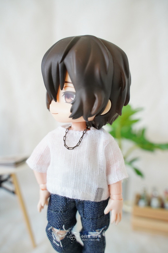 ボートネックの微透けトップス  オビツ11服 ピコドー服