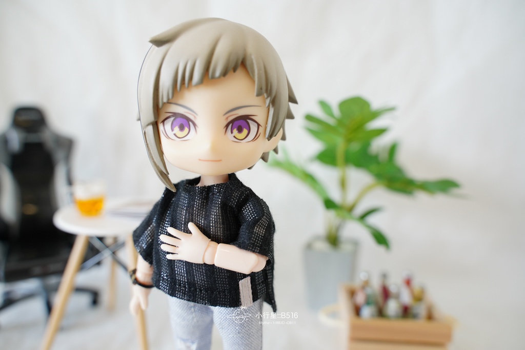 ボートネックの微透けトップス  オビツ11服 ピコドー服