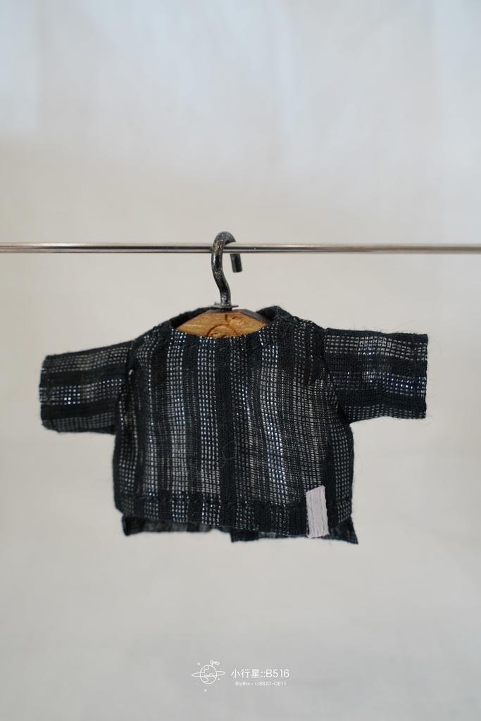 ボートネックの微透けトップス  オビツ11服 ピコドー服