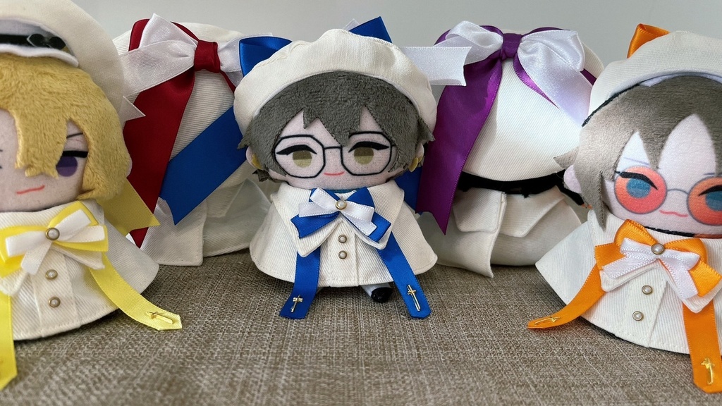 聖歌隊 せいかたい 応援色 10cm - 12cm ぬいぐるみ / にじぱぺっと