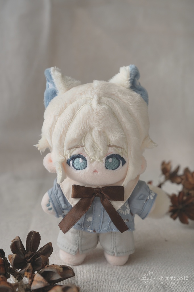 メンズ 森林系セットアップ 10CMぬい 棉花娃娃